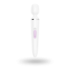 Вібромасажер Satisfyer Wand-er Woman (White/Chrome), водонепроникний, потужний, розмір XXL