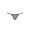 Трусики на зав'язочках з боків Passion Exclusive ZITA THONG S/M, black