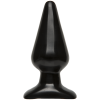 Анальна пробка Doc Johnson Smooth Classic Large - Black, макс. діаметр 5,7 см