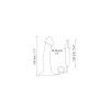 Фалоімітатор, що кінчає Strap-On-Me Dildo Cum Black, діаметр 3,6 см, силікон, насадка для страпону