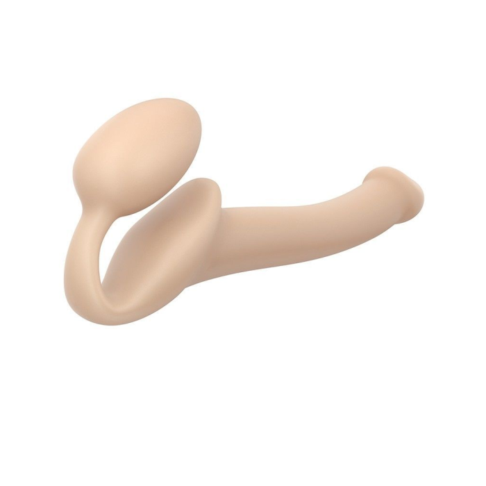Безремінний страпон Strap-On-Me Flesh S, повністю регульований, діаметр 2,7см