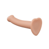 Насадка для страпону Strap-On-Me Dual Density Dildo Flesh S, діаметр 2,7 см, двошарова, гнучкий