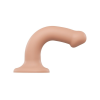 Насадка для страпона Strap-On-Me Dual Density Dildo Flesh M, діаметр 3,3 см, двошарова, гнучкий