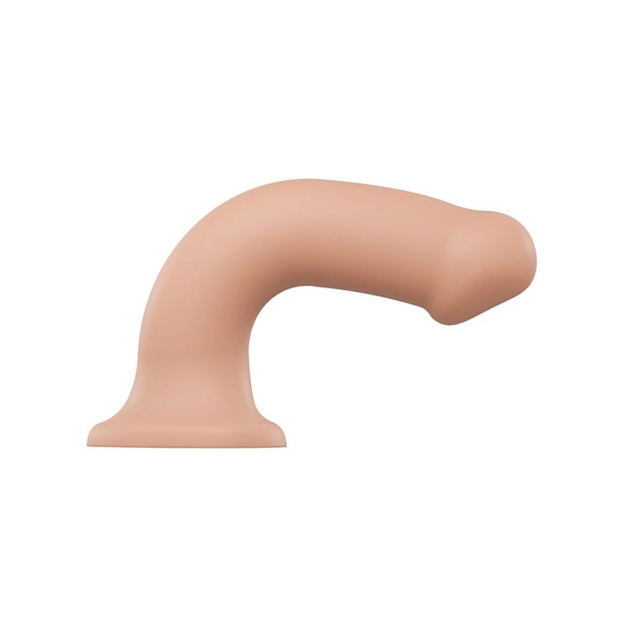 Насадка для страпону Strap-On-Me Dual Density Dildo Flesh XL, діаметр 4,5 см, двошарова, гнучка