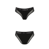 Трусики з прозорою вставкою Passion PS002 PANTIES S, black