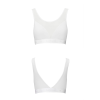 Топ з прозорою вставкою Passion PS002 TOP M, white