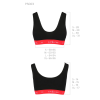 Спортивний топ на широких бретелях Passion PS003 TOP L, black