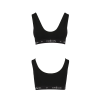 Спортивний топ з широкою гумкою Passion PS004 TOP L, black