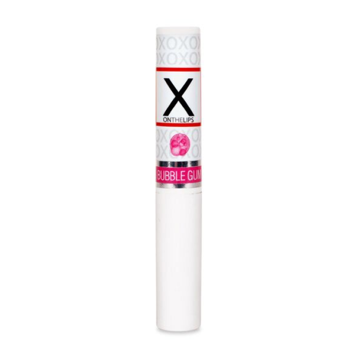 Стимулювальний бальзам для губ унісекс Sensuva – X on the Lips Bubble Gum з феромонами, жуйка