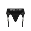 Трусики для страпона з підв’язками для панчіх Strap-On-Me REBEL HARNESS - M