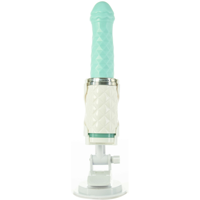 Розкішний вібратор-пульсатор Pillow Talk з присоскою - Feisty Thrusting Vibrator Teal