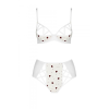 Еротичний комплект з малюнком Passion LOVELIA BIKINI XXL/XXXL, white