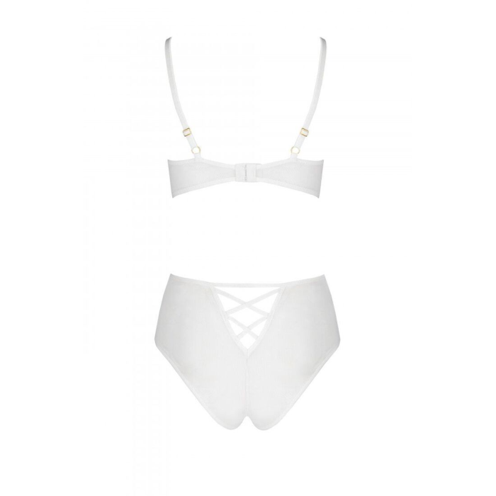 Еротичний комплект з малюнком Passion LOVELIA BIKINI XXL/XXXL, white