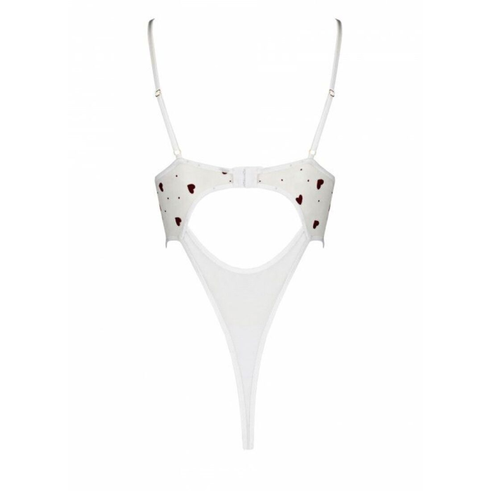 Еротичний боді з малюнком Passion LOVELIA BODY S/M, white