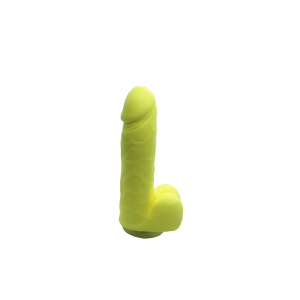 Мило у формі пеніса Чистий Кайф Yellow size S, крафтове мило-член, натуральне