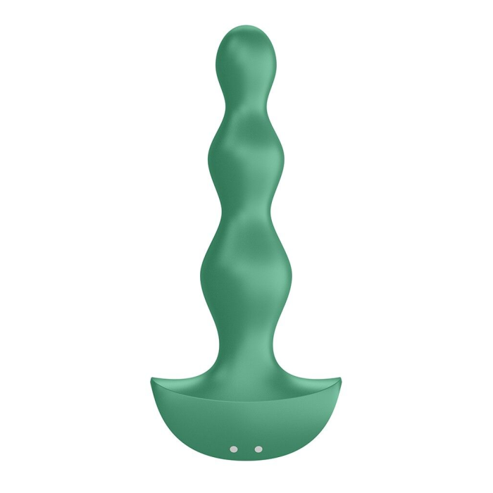 Анальний стимулятор-намистини з двома моторами Satisfyer Lolli-Plug 2 Green