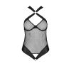 Сітчастий боді з халтером Passion Amanda Body L/XL, black