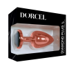 Металева анальна пробка із прикрасою у вигляді кристалу Dorcel - Diamond Plug L