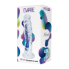 Прозорий фалоімітатор Alive Jelly Dildo Empire, ТПЕ, присоска, діаметр 4,3см, довжина 19,3см