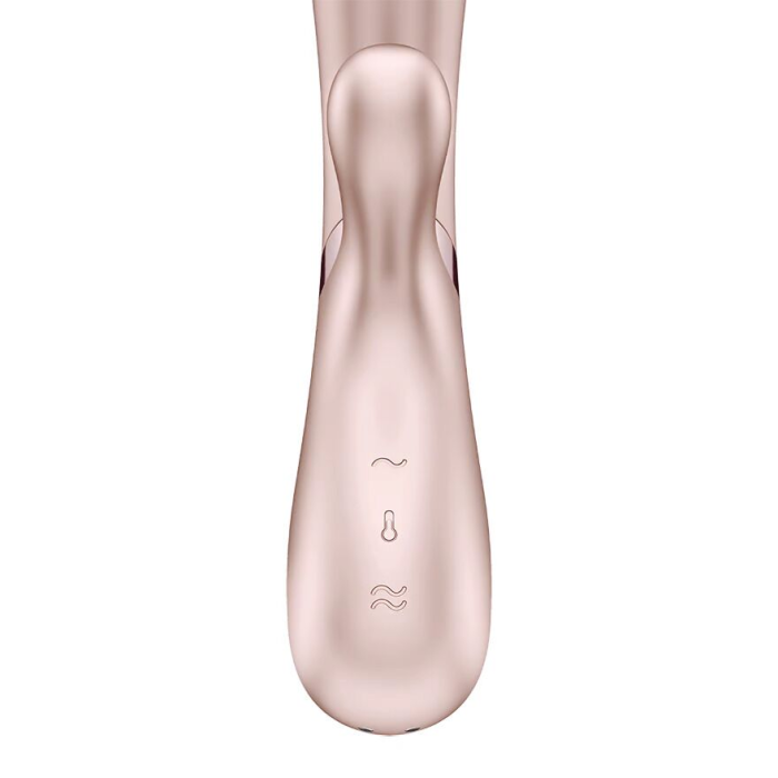 Смарт вібратор-кролик із підігрівом Satisfyer Hot Lover Nude