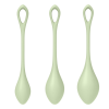 Набір йоні-намистин Satisfyer Yoni Power 2 Light Green, діаметр 2-2,5-3 см, маса 22-44-73 г