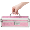 Кейс для зберігання секс-іграшок BMS Factory - The Toy Chest Lokable Vibrator Case Pink з кодовим за