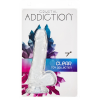 Прозорий фалоімітатор на присосці ADDICTION — Clear Dildo with Balls 7″, віброкуля в подарунок