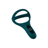 Подвійне ерекційне кільце Fun Town Rise Turquoise, керування зі смартфона