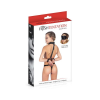 Фіксатори для шиї і рук Fetish Tentation Neck and Wrist Straps з маскою на очі