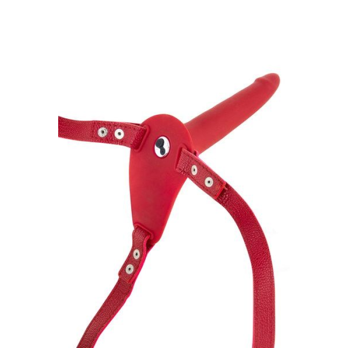 Страпон з вібрацією Fetish Tentation Vibrating Strap-On with Dildo Red