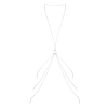 Ланцюжок для тіла Bijoux Indiscrets Magnifique 8 Body Chain — Silver