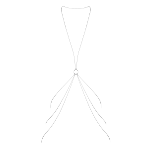 Ланцюжок для тіла Bijoux Indiscrets Magnifique 8 Body Chain — Silver