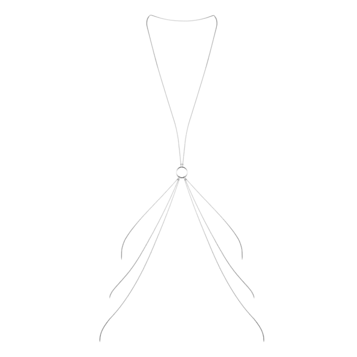 Ланцюжок для тіла Bijoux Indiscrets Magnifique 8 Body Chain — Silver