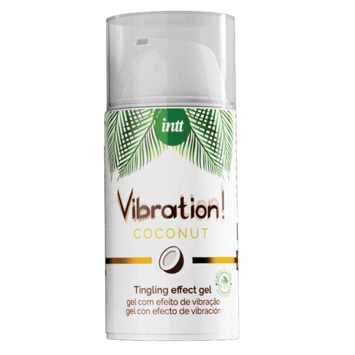 Рідкий вібратор Intt Vibration Coconut Vegan (15 мл), дуже смачний, діє до 30 хвилин