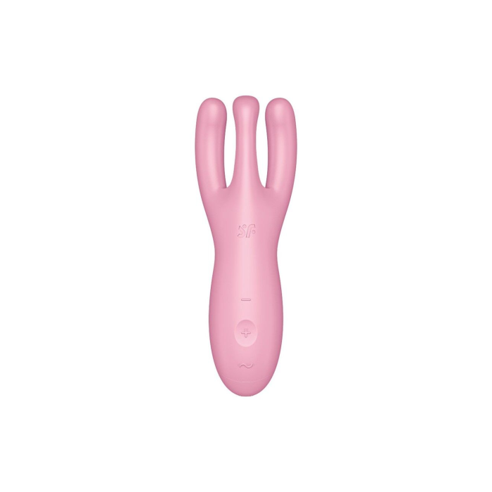 Кліторальний смарт-вібратор Satisfyer Threesome 4 Pink з трьома пальчиками