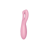 Кліторальний смарт-вібратор Satisfyer Threesome 4 Pink з трьома пальчиками