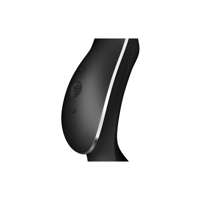 Вакуумний стимулятор з вібрацією Satisfyer Curvy Trinity 2 Black