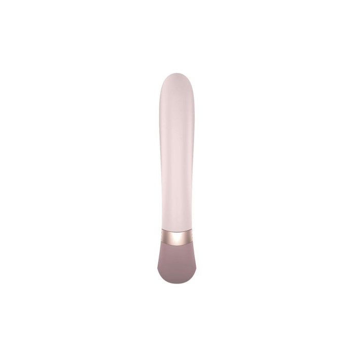 Смарт вібратор-кролик із підігрівом Satisfyer Heat Wave Mauve
