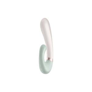 Смарт вібратор-кролик із підігрівом Satisfyer Heat Wave Mint