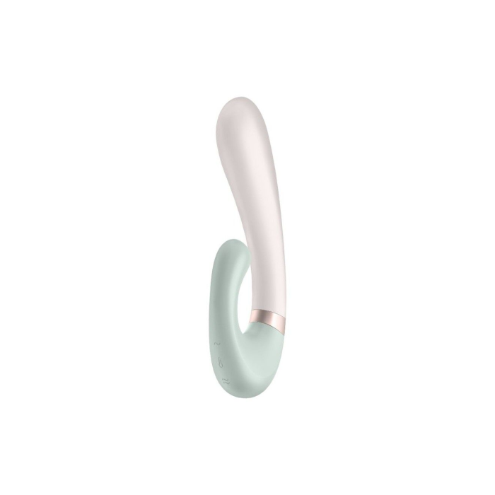 Смарт вібратор-кролик із підігрівом Satisfyer Heat Wave Mint