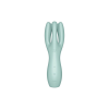Кліторальний вібратор Satisfyer Threesome 3 Mint з трьома пальчиками