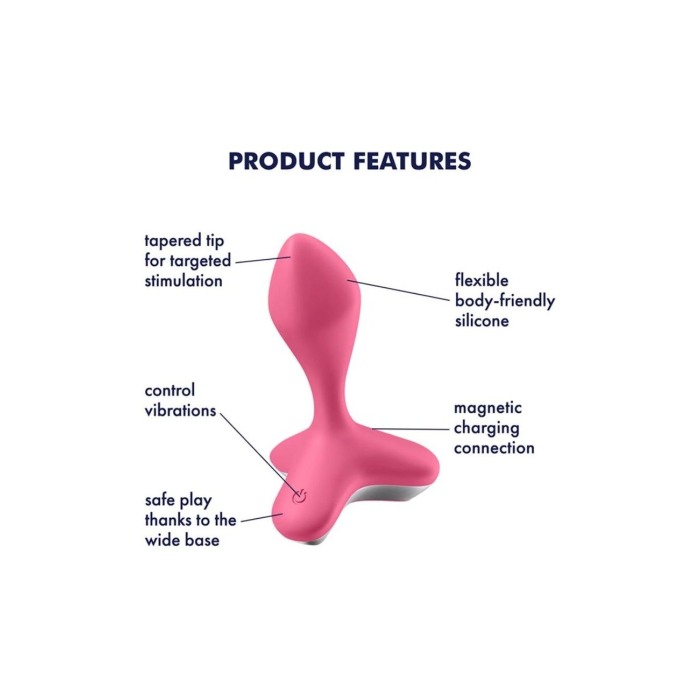Анальна пробка з вібрацією Satisfyer Game Changer Pink