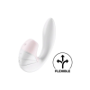 Вакуумний вібратор Satisfyer Supernova White, 2 положення стовбура