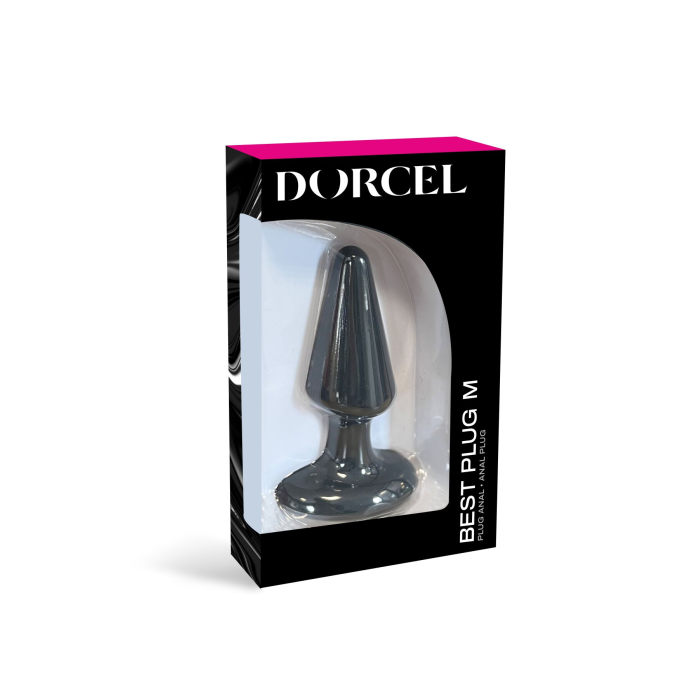 Анальна пробка Dorcel Best Plug M м'який soft-touch силікон, макс. діаметр 4,1см