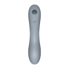 Вакуумний стимулятор з вібрацією Satisfyer Curvy Trinity 3 BlueGrey