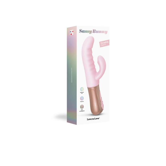 Подвійний пульсатор-кролик Love To Love SASSY BUNNY - BABY PINK