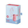 Вакуумний стимулятор із вібрацією Satisfyer Cotton Candy Light Red