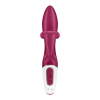 Вібратор-кролик із потрійним відростком Satisfyer Embrace me Berry, 2 мотори, діаметр 3,6 см