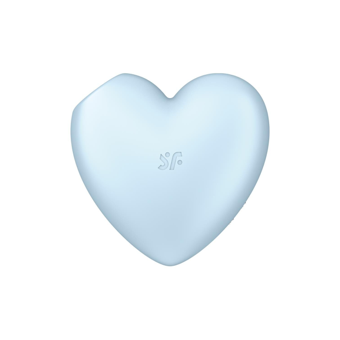 Вакуумний стимулятор-серце з вібрацією Satisfyer Cutie Heart Blue